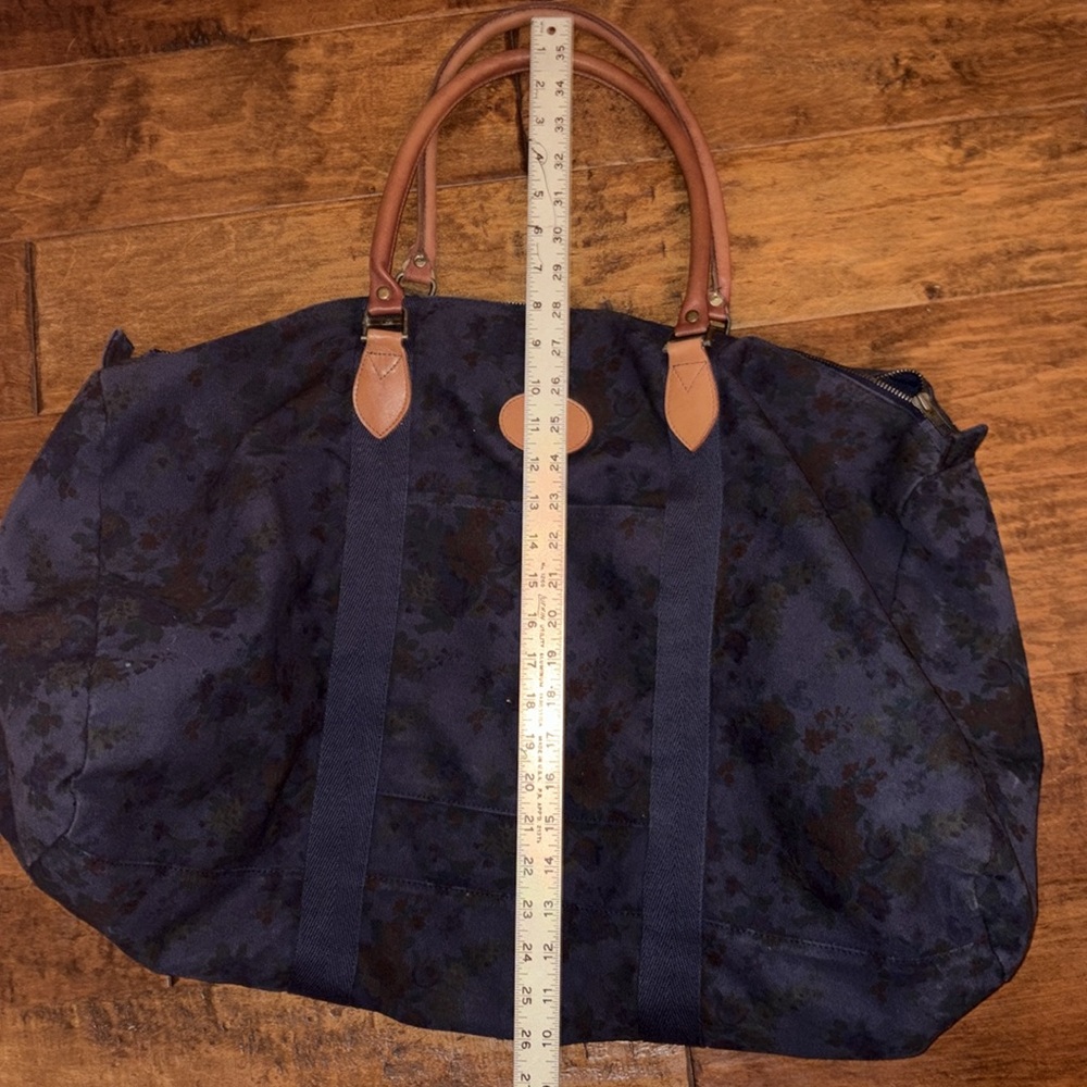 Vintage Gap weekend bag Navy and Brown Women's Tote Bag - Picture 9 of 10